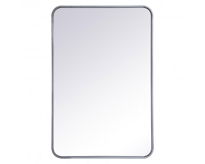 Elegant Wall Mirror - Silver, L 36" (MR802436S)