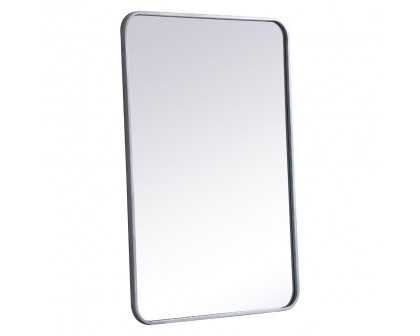 Elegant Wall Mirror - Silver, L 36" (MR802436S)