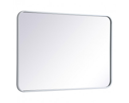 Elegant Wall Mirror - White, L 36" (MR802436WH)