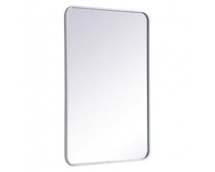 Elegant Wall Mirror - White, L 36" (MR802436WH)