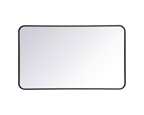 Elegant Wall Mirror - Black, L 40" (MR802440BK)