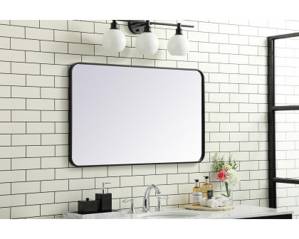 Elegant Wall Mirror - Black, L 40" (MR802440BK)