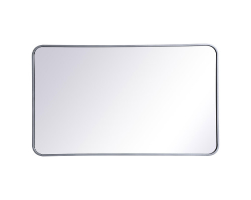 Elegant Wall Mirror - Silver, L 40" (MR802440S)