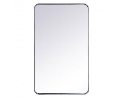 Elegant Wall Mirror - Silver, L 40" (MR802440S)