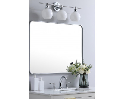 Elegant Wall Mirror - Silver, L 36" (MR802736S)