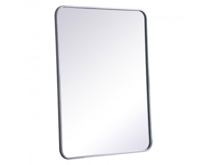 Elegant Wall Mirror - Silver, L 36" (MR802736S)