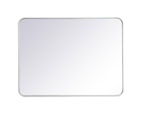 Elegant Wall Mirror - White, L 36" (MR802736WH)