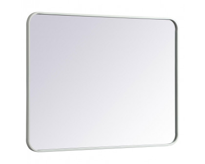 Elegant Wall Mirror - White, L 36" (MR802736WH)