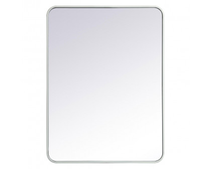 Elegant Wall Mirror - White, L 36" (MR802736WH)