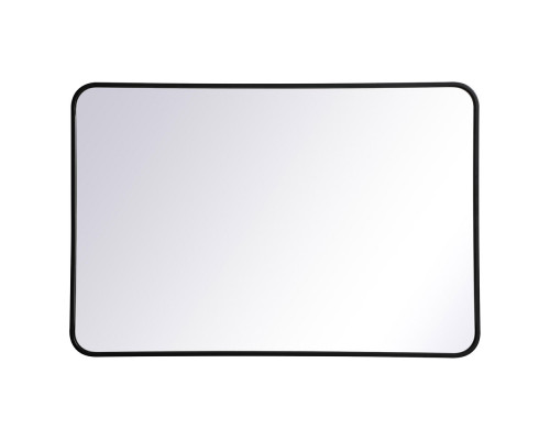 Elegant Wall Mirror - Black, L 40" (MR802740BK)