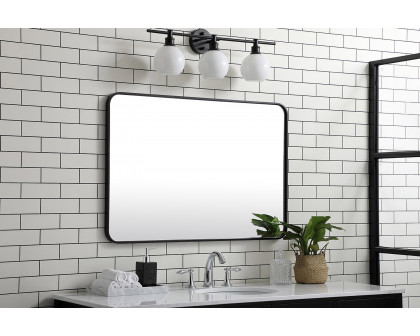 Elegant Wall Mirror - Black, L 40" (MR802740BK)