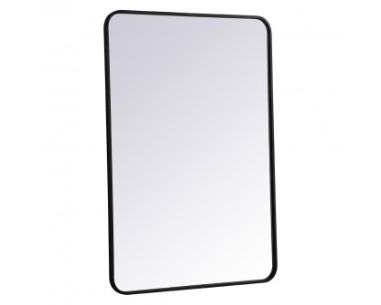 Elegant Wall Mirror - Black, L 40" (MR802740BK)