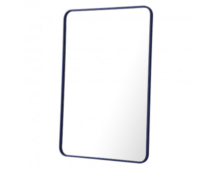 Elegant Wall Mirror - Blue, L 40" (MR802740BL)