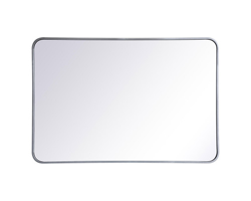 Elegant Wall Mirror - Silver, L 40" (MR802740S)