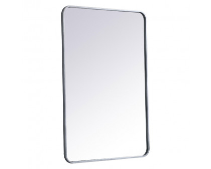 Elegant Wall Mirror - Silver, L 40" (MR802740S)