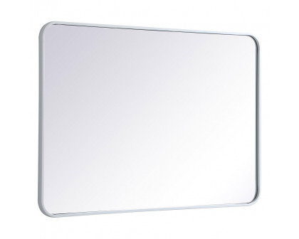 Elegant Wall Mirror - White, L 40" (MR802740WH)