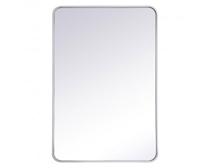 Elegant Wall Mirror - White, L 40" (MR802740WH)