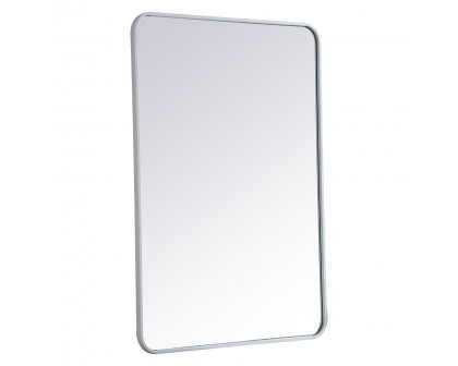 Elegant Wall Mirror - White, L 40" (MR802740WH)