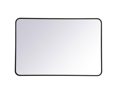 Elegant Wall Mirror - Black, L 42" (MR802842BK)