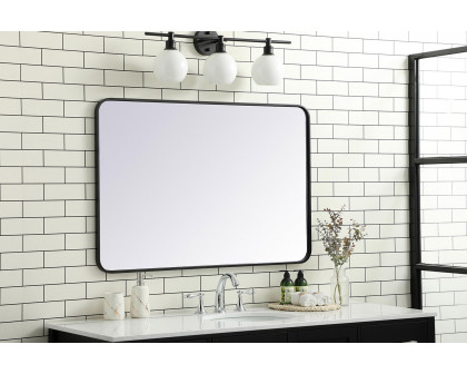 Elegant Wall Mirror - Black, L 42" (MR802842BK)