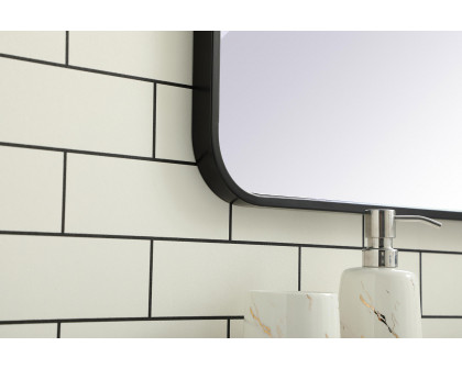 Elegant Wall Mirror - Black, L 42" (MR802842BK)