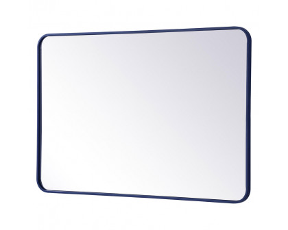 Elegant Wall Mirror - Blue, L 42" (MR802842BL)