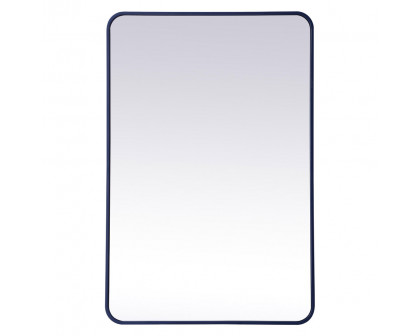 Elegant Wall Mirror - Blue, L 42" (MR802842BL)