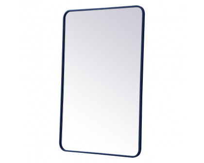 Elegant Wall Mirror - Blue, L 42" (MR802842BL)