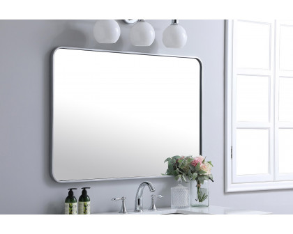 Elegant Wall Mirror - Silver, L 42" (MR802842S)