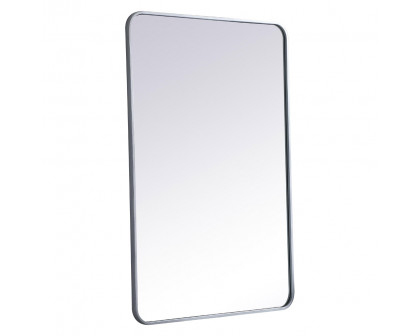 Elegant Wall Mirror - Silver, L 42" (MR802842S)