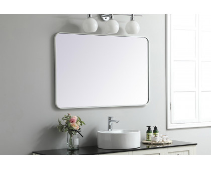 Elegant Wall Mirror - White, L 42" (MR802842WH)