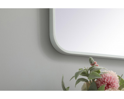 Elegant Wall Mirror - White, L 42" (MR802842WH)