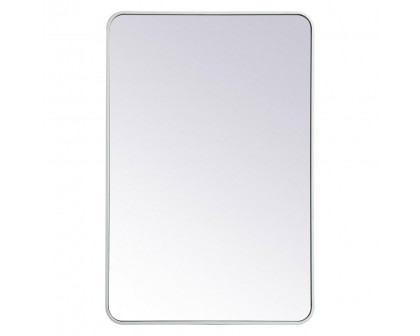 Elegant Wall Mirror - White, L 42" (MR802842WH)