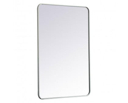 Elegant Wall Mirror - White, L 42" (MR802842WH)