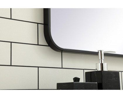 Elegant Wall Mirror - Black, L 36" (MR803036BK)