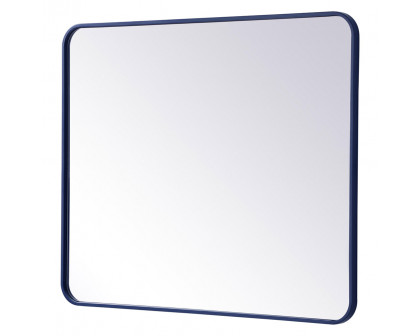 Elegant Wall Mirror - Blue, L 36" (MR803036BL)