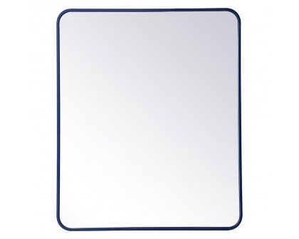 Elegant Wall Mirror - Blue, L 36" (MR803036BL)