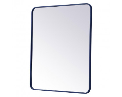 Elegant Wall Mirror - Blue, L 36" (MR803036BL)