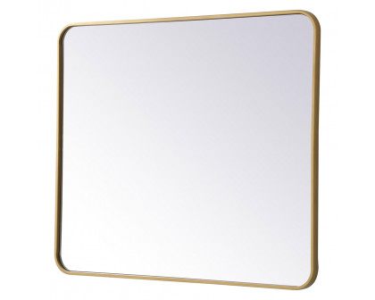 Elegant Wall Mirror - Brass, L 36" (MR803036BR)