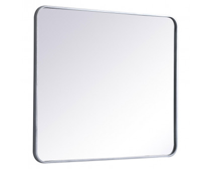 Elegant Wall Mirror - Silver, L 36" (MR803036S)