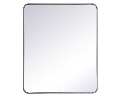 Elegant Wall Mirror - Silver, L 36" (MR803036S)