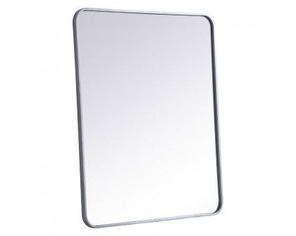 Elegant Wall Mirror - Silver, L 36" (MR803036S)