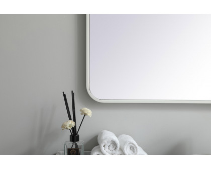 Elegant Wall Mirror - White, L 36" (MR803036WH)