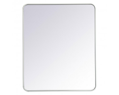 Elegant Wall Mirror - White, L 36" (MR803036WH)