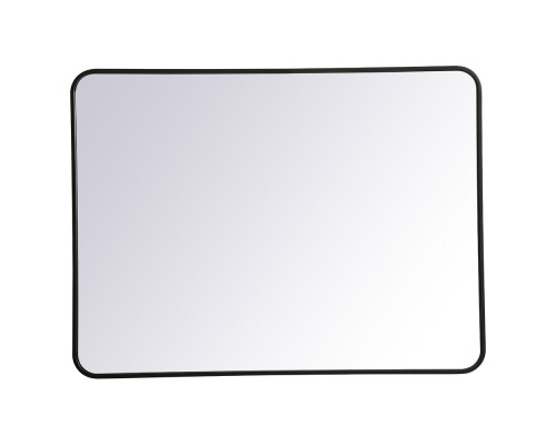 Elegant Wall Mirror - Black, L 40" (MR803040BK)