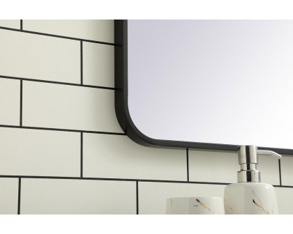 Elegant Wall Mirror - Black, L 40" (MR803040BK)