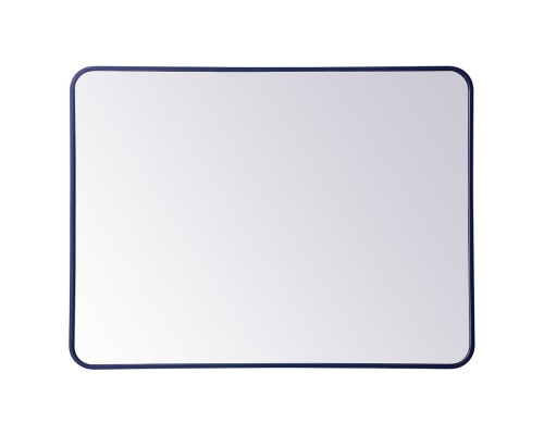 Elegant Wall Mirror - Blue, L 40" (MR803040BL)