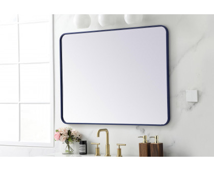 Elegant Wall Mirror - Blue, L 40" (MR803040BL)