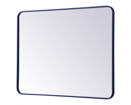 Elegant Wall Mirror - Blue, L 40" (MR803040BL)