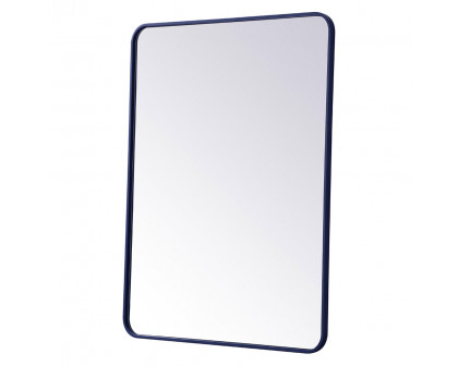 Elegant Wall Mirror - Blue, L 40" (MR803040BL)